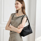 Genuine Leather Shoulder Crossbody Tote