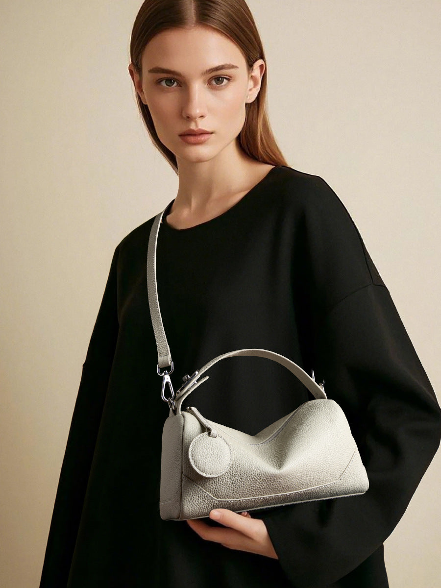 Fashionable Top Handle Crossbody Boston Bag