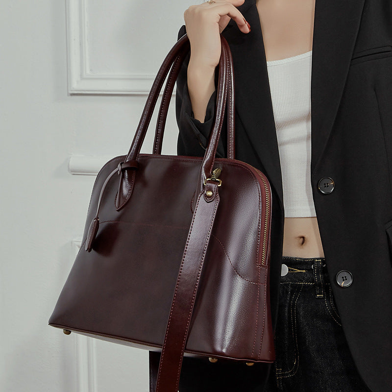 Large Capacity Top-Handle Crossbody Bowling Bag