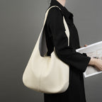 Large Capacity Genuine Leather Shoulder Tote Bag