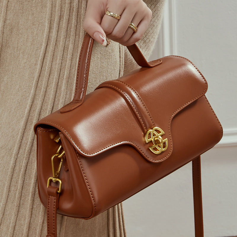 Luxury Genuine Leather Shoulder Crossbody Handbag