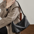 Genuine Leather Crossbody Tote Bag
