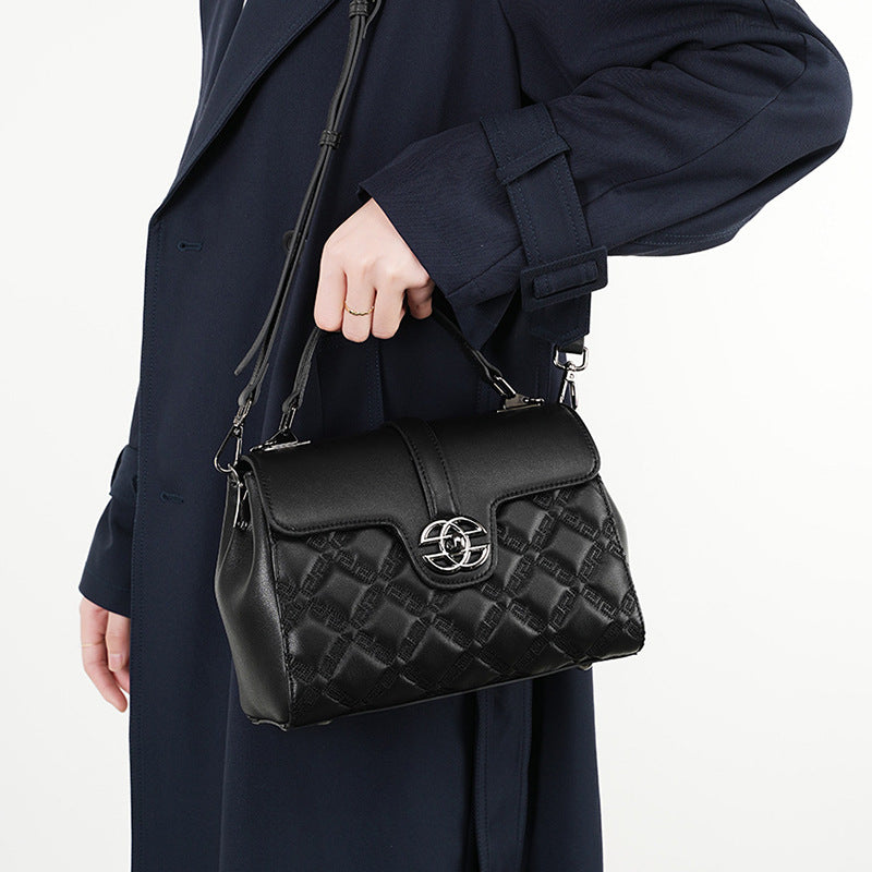 Genuine Leather Shoulder Crossbody Purse