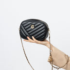 Genuine Leather Shoulder Crossbody Square Bag