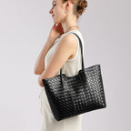 Large-Capacity Work Tote Bag With Shoulder Strap