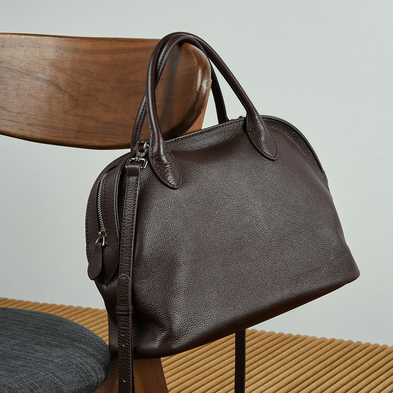 Vintage Top Handle Shoulder Crossbody Shell Bag