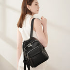 Genuine Leather Large Capacity Women's Backpack