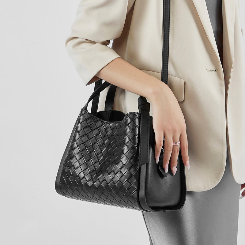 Trendy Handheld Crossbody Tote Bag