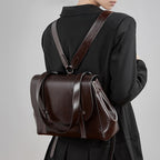 Large Capacity Genuine Leather Women's Backpack