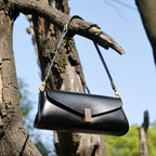 Genuine Leather Top-Handle Crossbody Small Square Bag