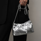 Elegant Cloud Pleated Crossbody Bag