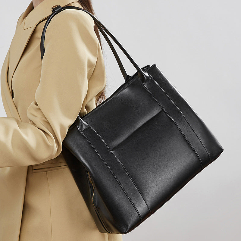 Large Capacity Top-Handle Tote Bag