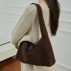Genuine Leather Vintage Top-Handle Tote Bag