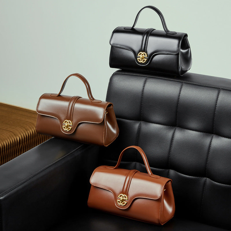 Luxury Genuine Leather Shoulder Crossbody Handbag