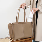 Vintage Genuine Leather Top Handle Shoulder Bag