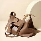 Genuine Leather Shoulder Crossbody Tote Bag