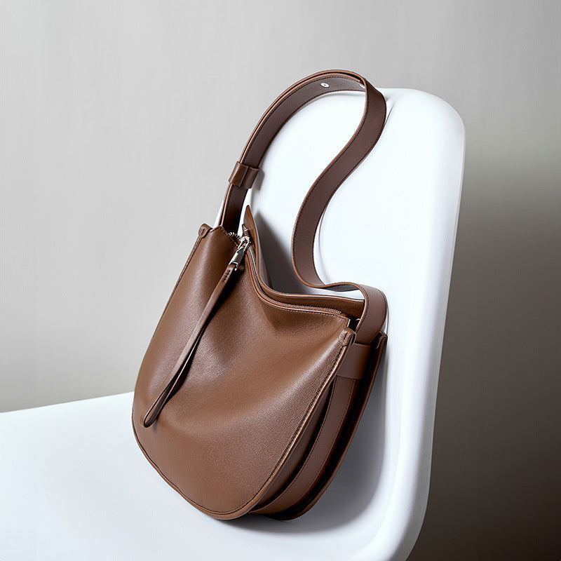 Vintage Shoulder Crossbody Top Handle Bucket Bag