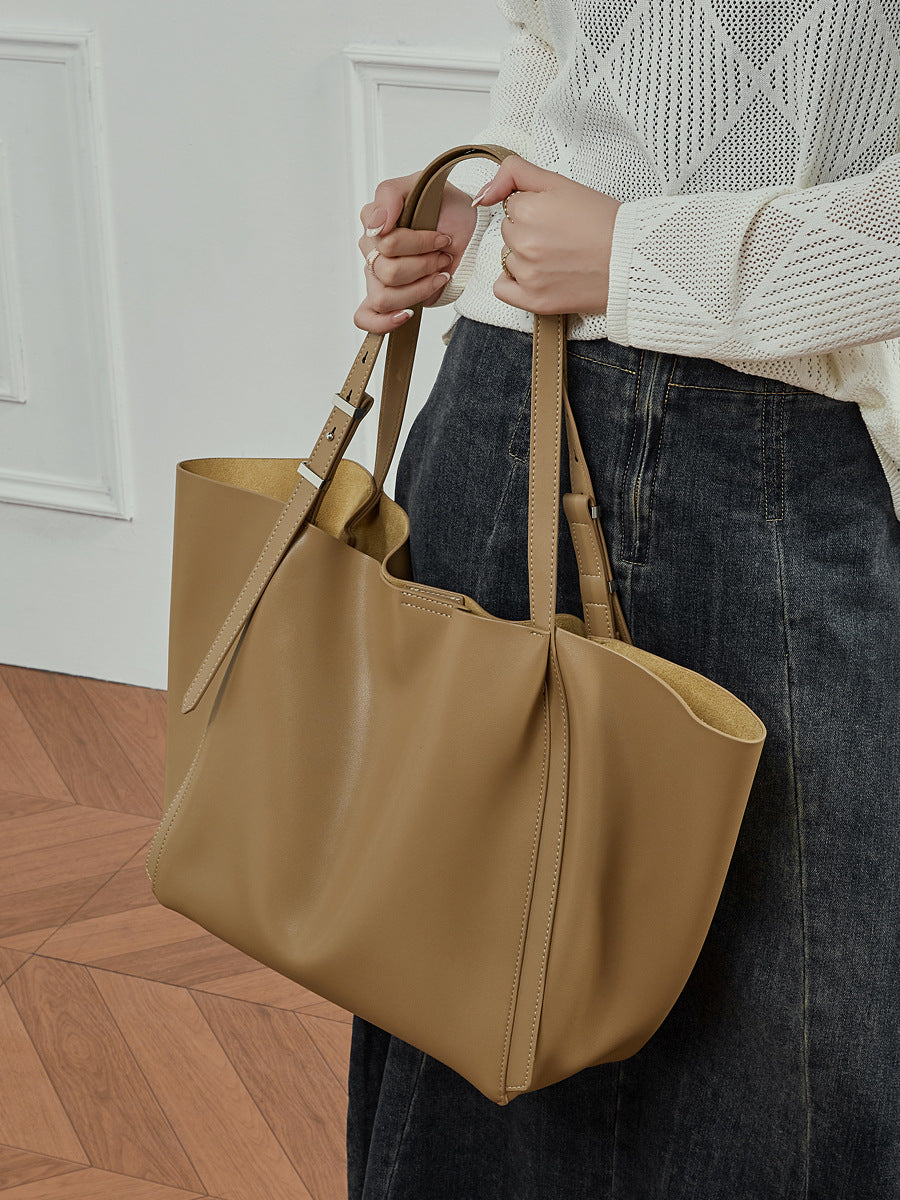 Fashionable Vintage Genuine Leather Tote Bag