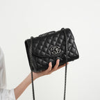 Genuine Leather Shoulder Crossbody Handbag Small Square Bag