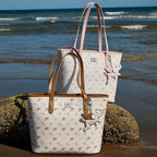 Genuine Leather Top-Handle Tote Bag