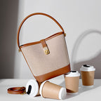 Luxury Shoulder Crossbody Top Handle Bucket Bag