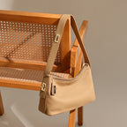 Commuter Genuine Leather Shoulder Crossbody Dumpling Handbag