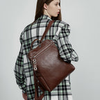 Genuine Leather Large-Capacity Backpack
