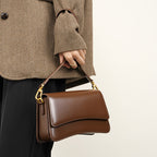 Premium Top Handle Crossbody Baguette Bag