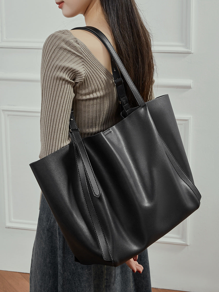 Fashionable Vintage Genuine Leather Tote Bag