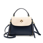 Minimalist Genuine Leather Shoulder Top Handle Crossbody Bag