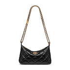 Quilted Shoulder Crossbody Bag With Top Handle