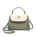Minimalist Genuine Leather Shoulder Top Handle Crossbody Bag