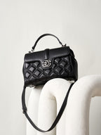 Elevated Top Handle Shoulder Crossbody Bag