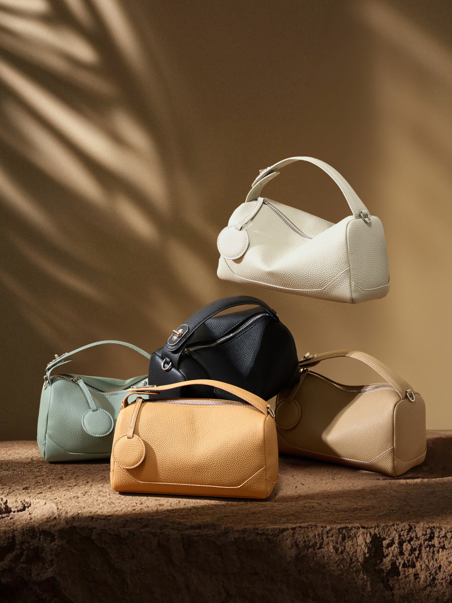 Fashionable Top Handle Crossbody Boston Bag