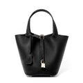 Premium Leather Bucket Handbag