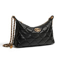 Quilted Shoulder Crossbody Bag With Top Handle