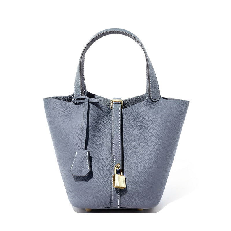Premium Leather Bucket Handbag