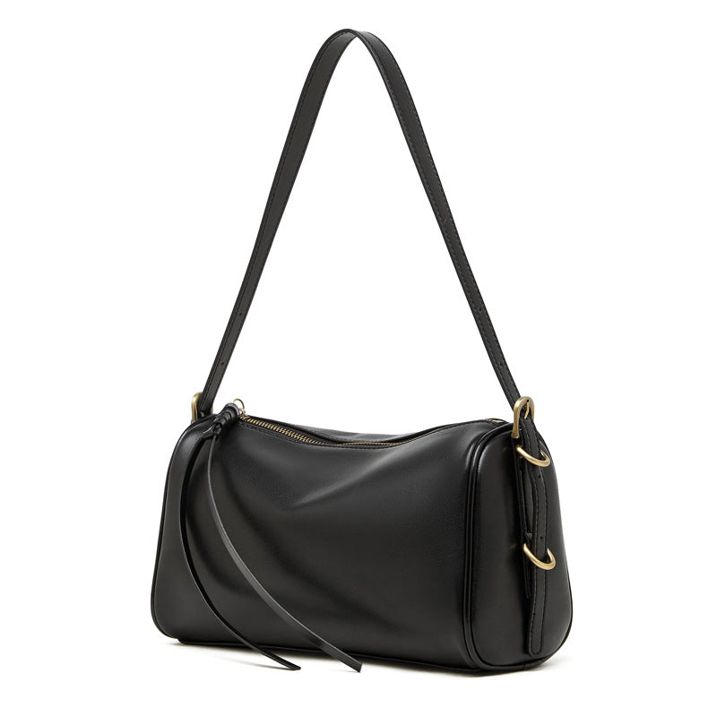 Genuine Leather Crossbody Handheld Pillow Bag