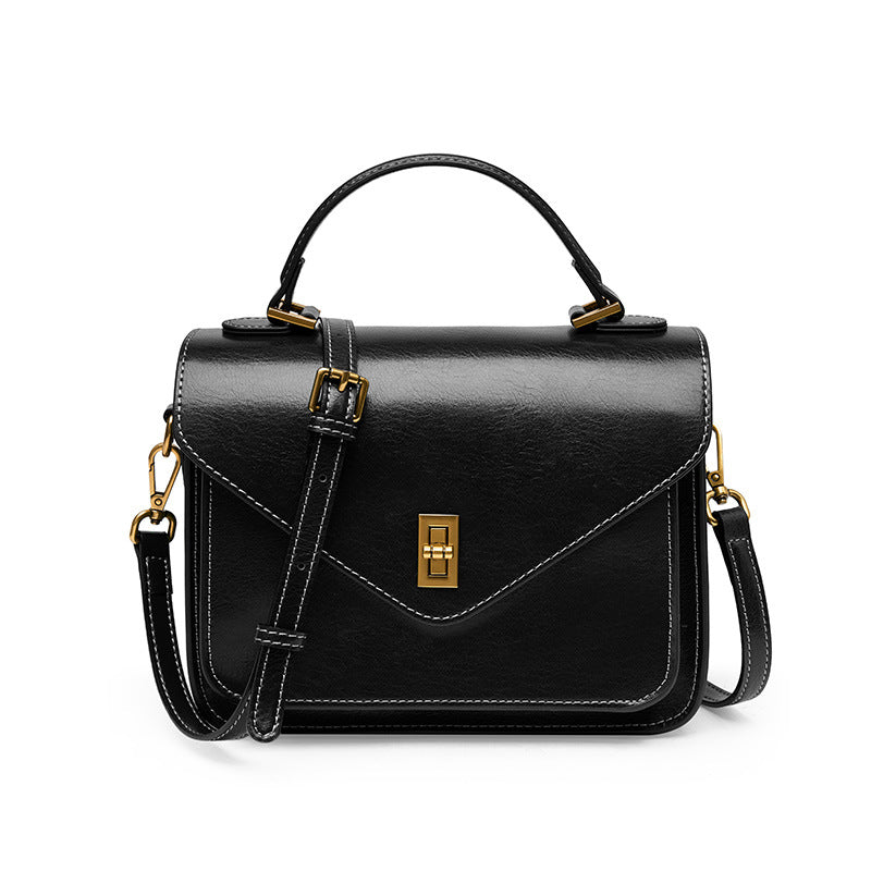 Vintage Top Handle Shoulder Crossbody Satchel