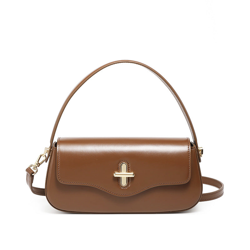 Korean Style Shoulder Crossbody Handbag Baguette Bag