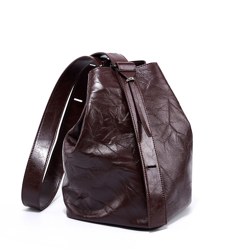 Premium Crossbody Handheld Bucket Bag