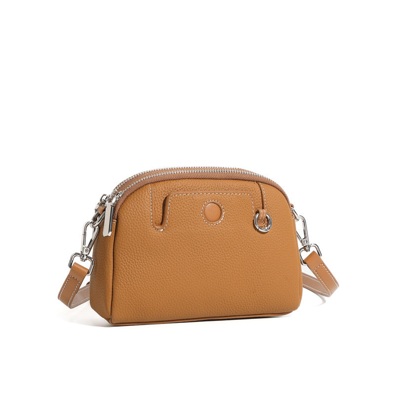 Genuine Leather Trendy Crossbody Bag