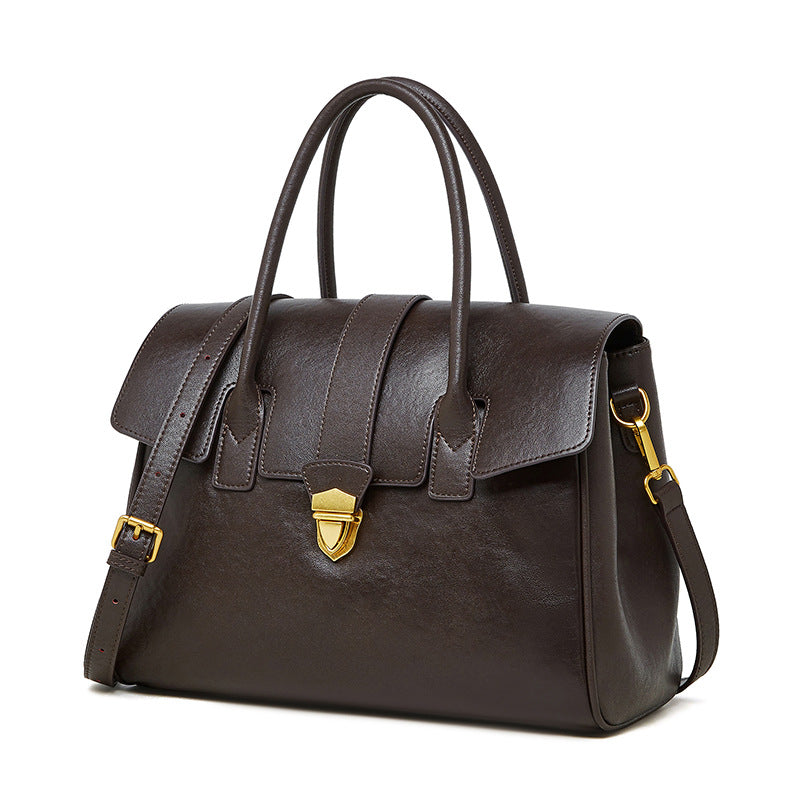 Vintage Top Handle Shoulder Crossbody Tote Bag