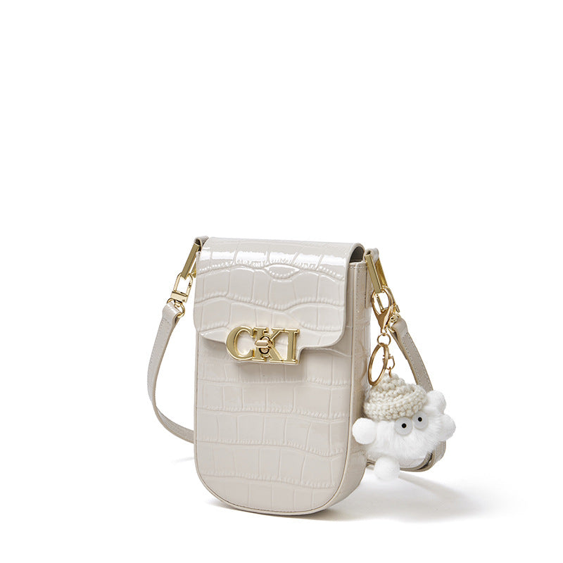 Genuine Leather Crossbody Kelly Bag
