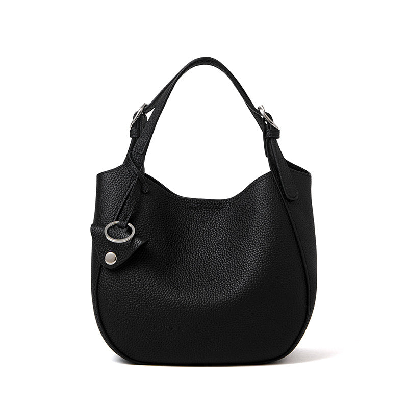 Luxurious Top Handle Shoulder Crossbody Bucket Bag