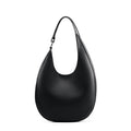Genuine Leather Shoulder Crossbody Top Handle Crescent Bag