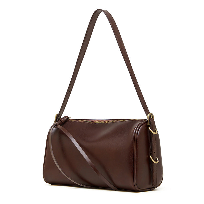 Genuine Leather Crossbody Handheld Pillow Bag