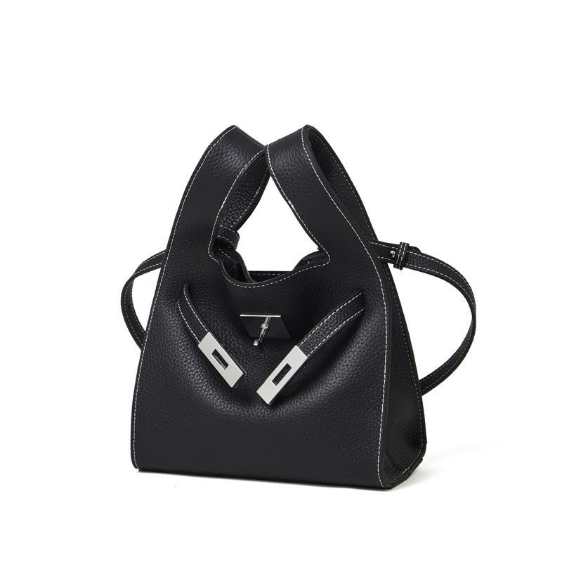 Genuine Leather Fashionable Shoulder Crossbody Handbag