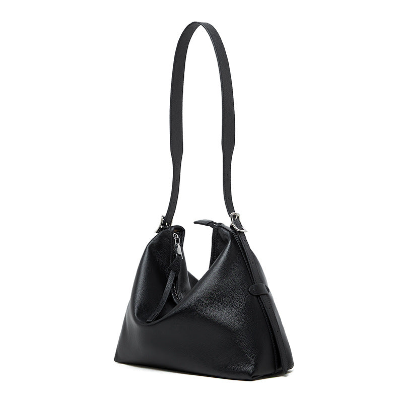 Vintage Genuine Leather Shoulder Crossbody Tote Bag
