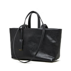 Vintage Genuine Leather Shoulder Tote Bag